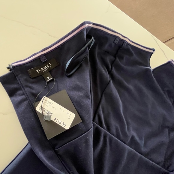 BLQ. Mkt - Mixology - Strapless Mini Dress - Navy Blue - Silver Back Zipper - S - Picture 3 of 9